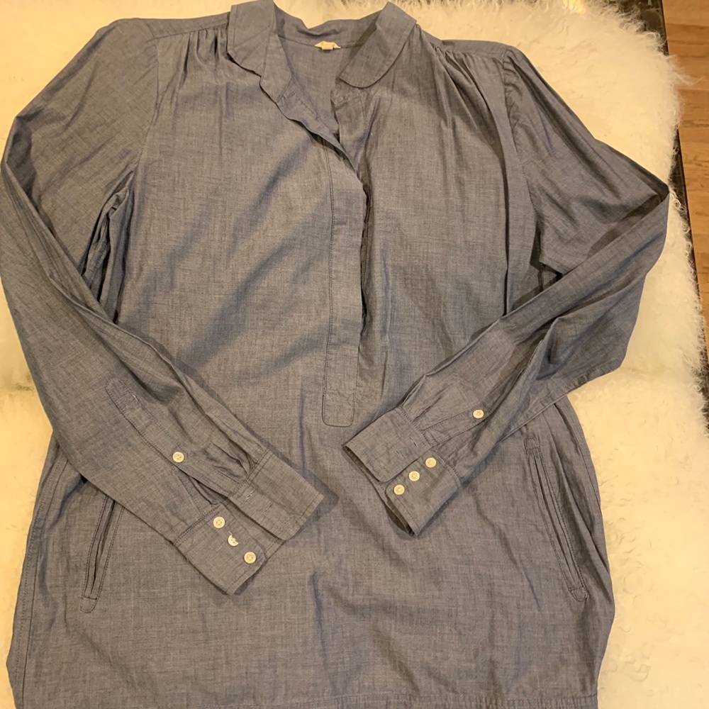 J. Crew cotton TUNIC Long sleeves